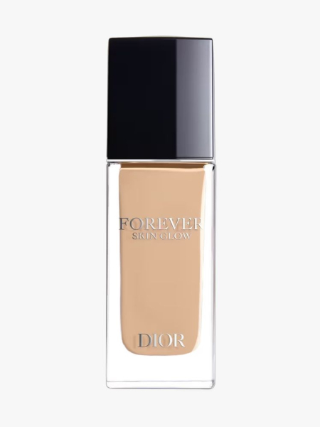 Dior Forever Skin Glow Foundation SPF 15 in branded component on a light gray background